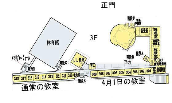 新入生 4月1日の流れ - 大阪府立北野高等学校