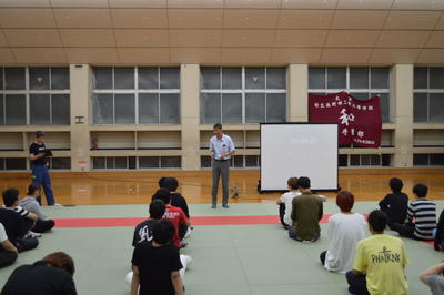 防災避難訓練を行いました。