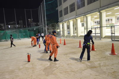 避難訓練を実施しました。