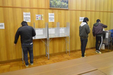 模擬選挙を行いました。