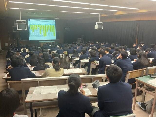 1月15日 2年 進路別対策説明会
