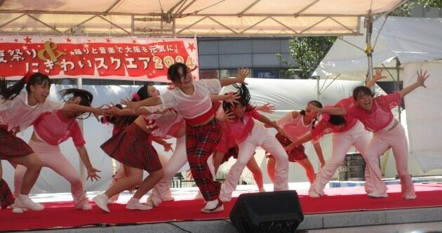 ダンス部 大阪ミナミ夏祭り2024&中央区にぎわいスクエア 公演