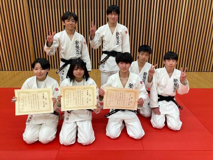 柔道部 大阪西地区学年別柔道大会 表彰