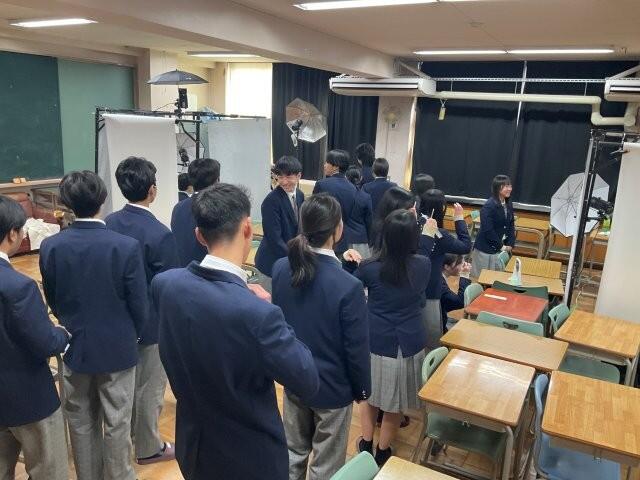 2月12日 1、2年 生徒個人写真撮影