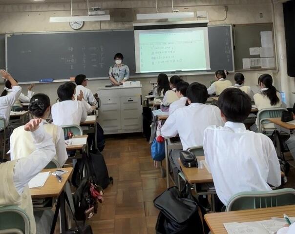 授業見学 1年「数学Ⅰ」 命題の逆、裏、対偶