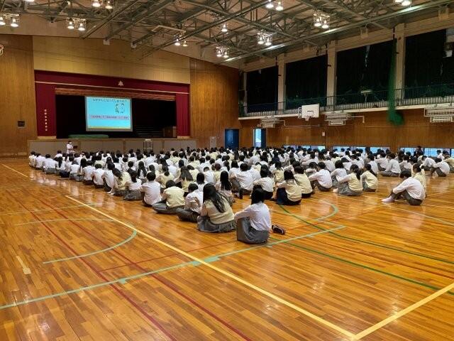 10月20日 1年 がん教育講演会