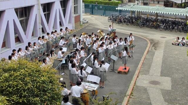 4月13日 吹奏楽部 ランチタイムコンサート♫