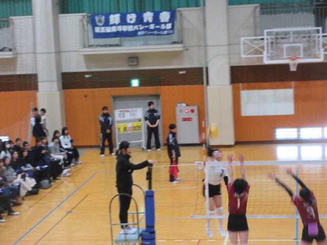 女子バレーボール部 新人大会(1次予選・部別) 1部リーグ戦
