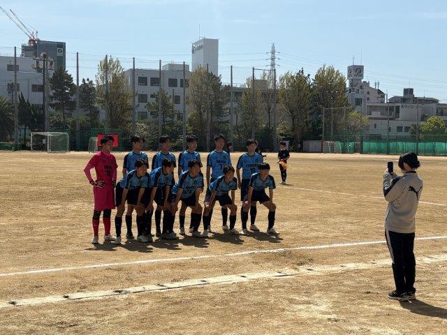 サッカー部 大阪高校春季サッカー大会 初戦突破