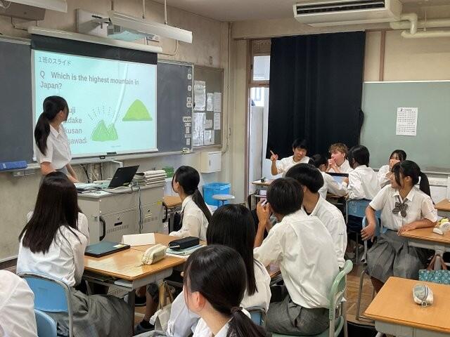 ドイツからの交換留学生が登美丘高校へ!