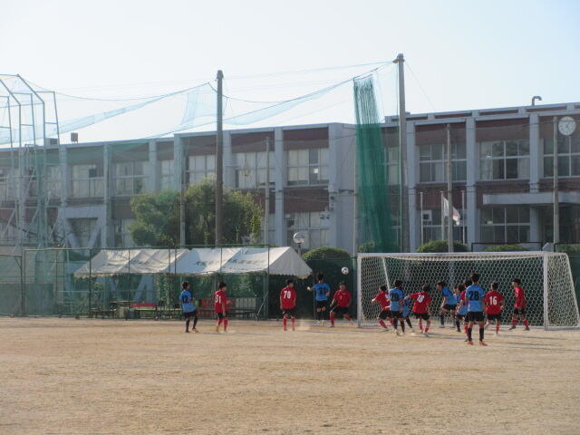 サッカー部練習試合 VS大阪学芸高校