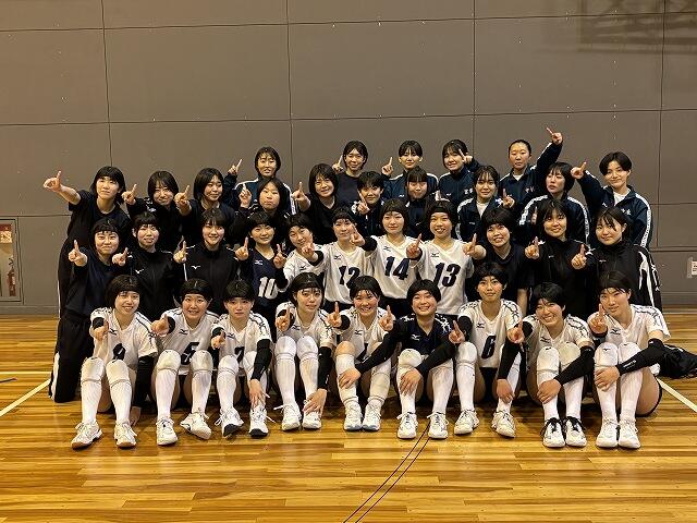 女子バレーボール部 春季大会(部別) 1部リーグ優勝