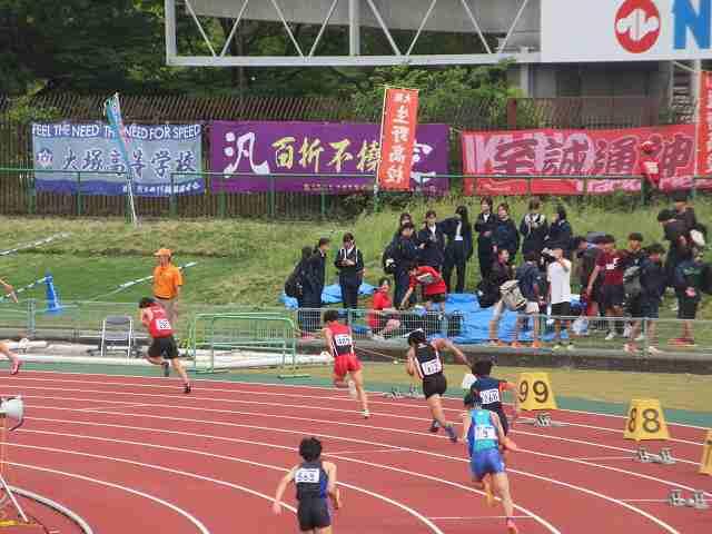 第77回大阪高等学校陸上競技対抗選手権大会 陸上部 健闘
