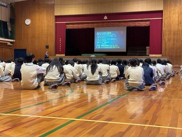 10月23日 1年 薬物乱用防止講習会