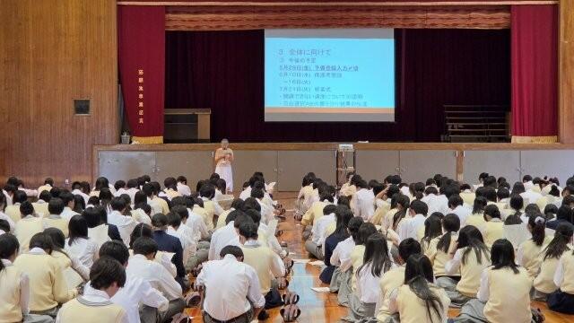 5月14日 1,2年 コース選択説明会