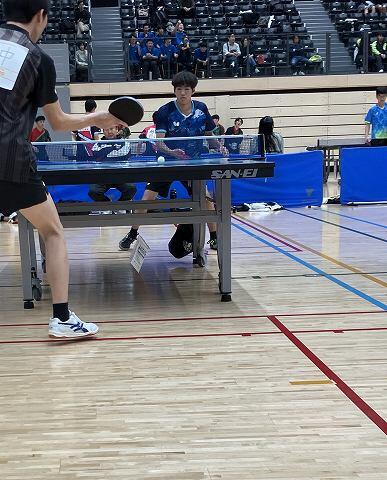 卓球部 大阪高校新人卓球大会 男子団体の部 3回戦進出