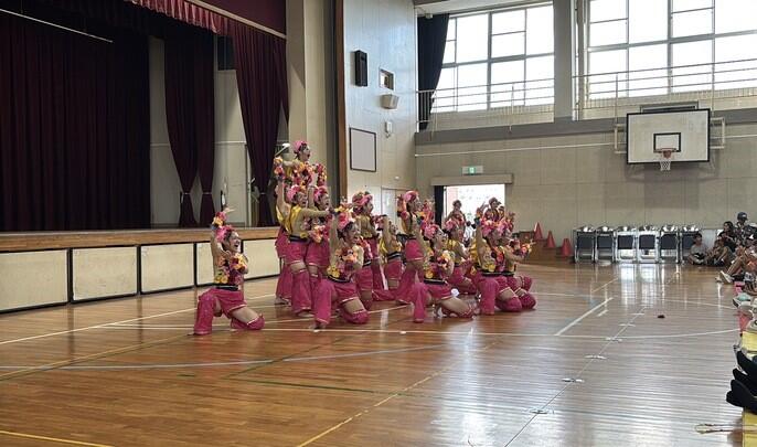 ダンス部 登美丘南小校区ふれあい夏祭り 出演