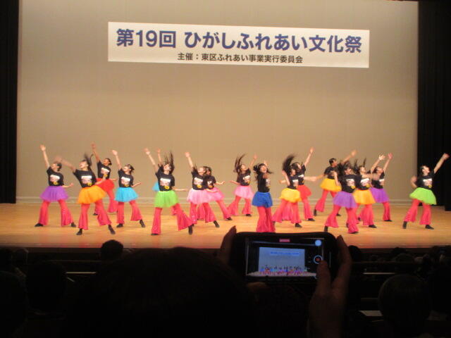 第19回ひがしふれあい文化祭 ダンス部公演