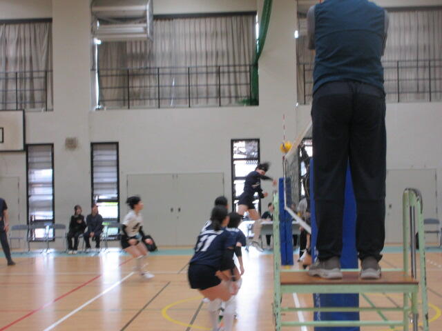 女子バレーボール部 春季大会(一次予選・部別) 1部リーグ戦2位