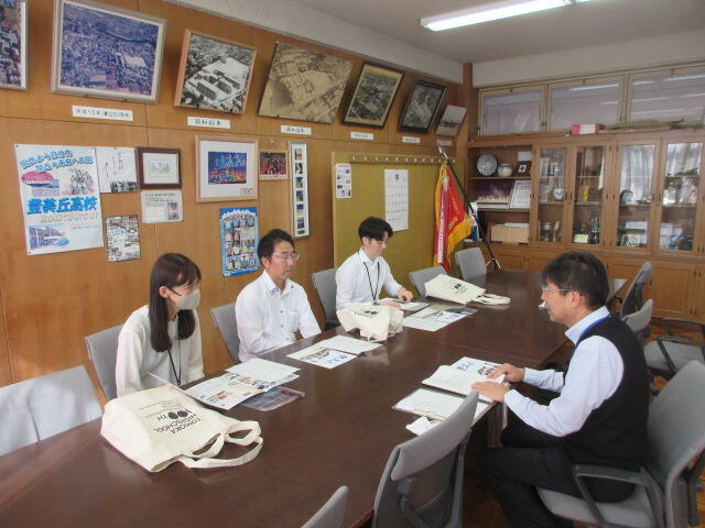 大阪府教育長 学校訪問
