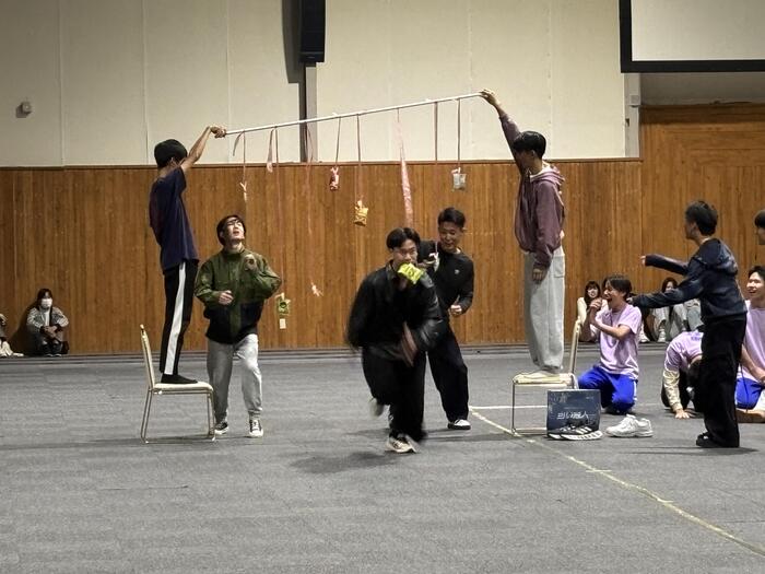 10月15日2年修学旅行2日目(クラス対抗レク③)
