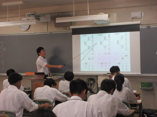 授業見学 1年生物基礎