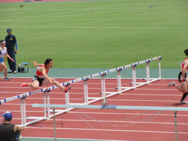 陸上部 第78回大阪高等学校陸上競技対校選手権大会 100mハードル 健闘