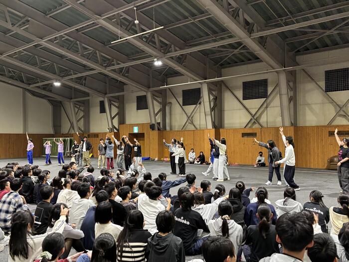 10月15日2年修学旅行2日目(クラス対抗レク)