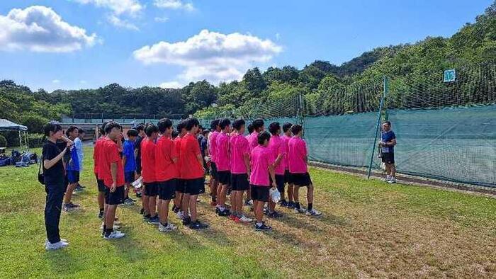 男子硬式テニス部 夏季合宿 滋賀県「希望ヶ丘文化公園テニスコート」