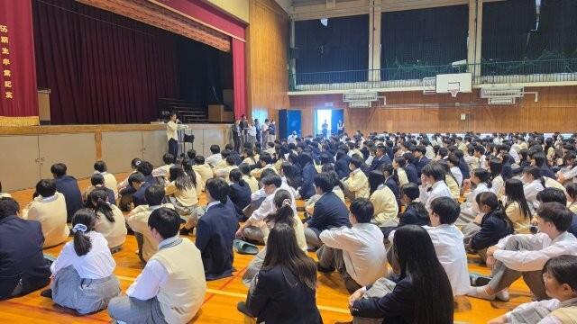 5月8日 全校集会&同窓会入会
