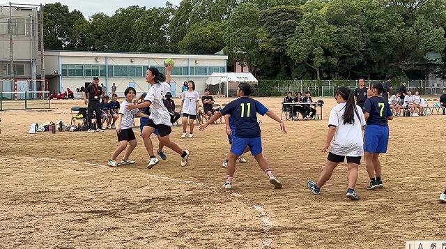ハンドボール部（女子チーム）南地区新人大会 予選リーグ戦