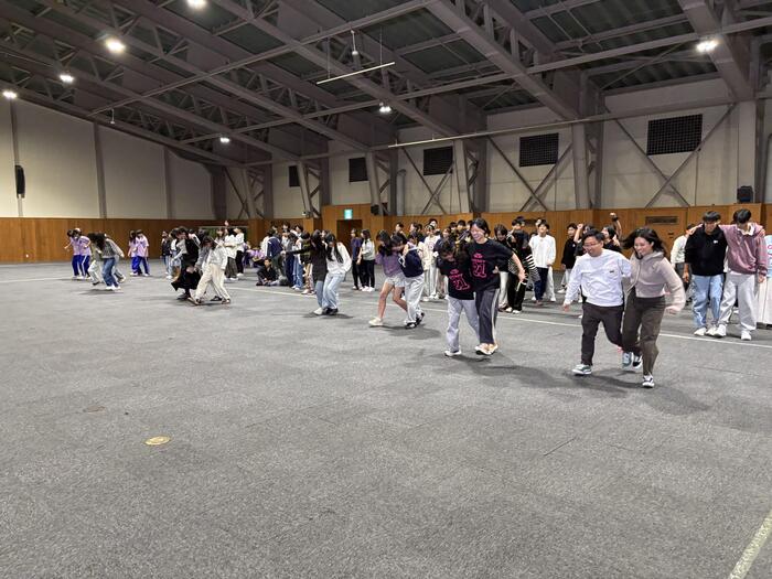 10月15日2年修学旅行2日目(クラス対抗レク②)