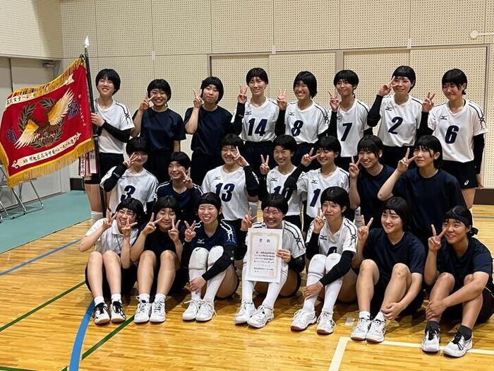 女子バレーボール部 第66回堺地区高等学校6人制バレーボール男女選手権大会 優勝
