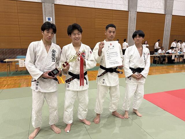 柔道部 第81回大阪高校総体柔道の部、男子団体戦II部、優勝