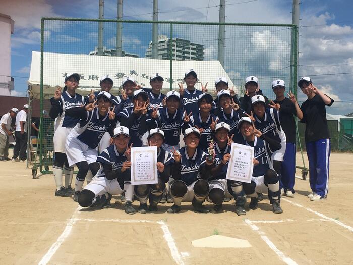 ソフトボール部 堺種目別大会 準優勝