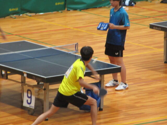 卓球部 第11回大阪公立高校卓球大会 初級の部 第3位