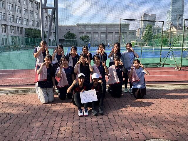 女子硬式テニス部 ビクトリーカップ女子硬式テニストーナメント 4位入賞