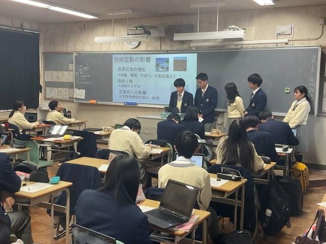 12月1日 1年探究 SDGsに関する発表