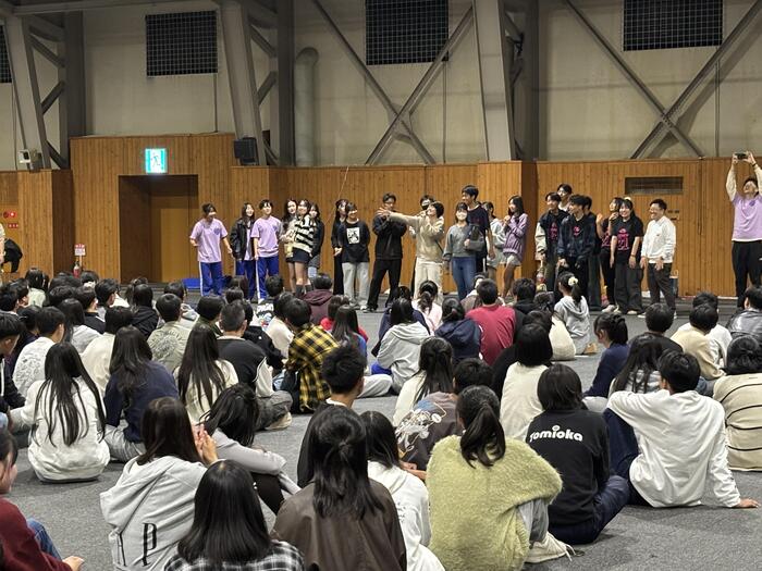 10月15日2年修学旅行2日目(クラス対抗レク閉会式)