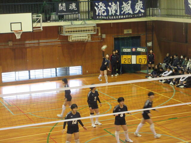 女子バレーボール部 第58回公立高校大会地区予選 中央トーナメント進出