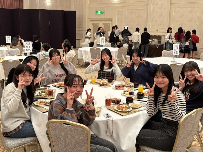 10月14日2年 修学旅行1日目夕食)