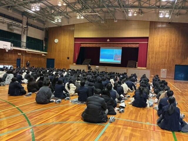 1月22日 2年 学年集会