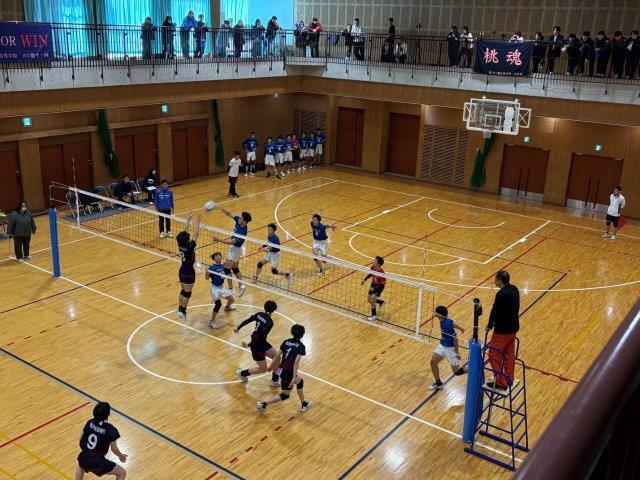 男子バレーボール部 新人大会(2次)1,2回戦 健闘