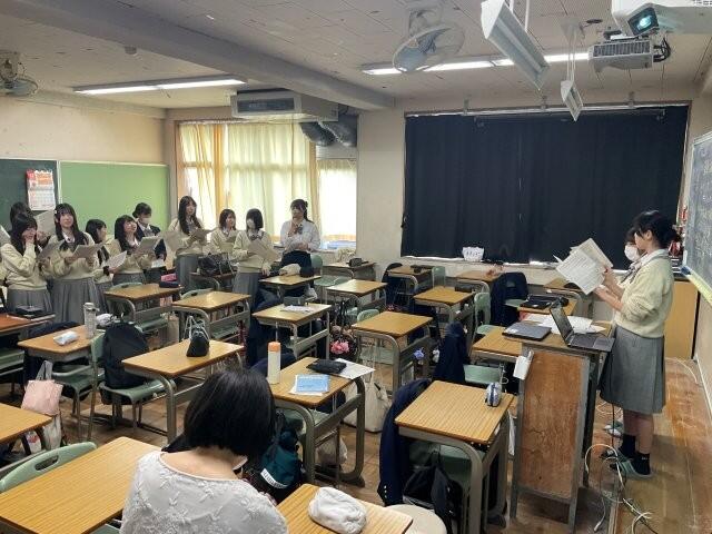 11月6日 3年 卒業式 式歌パート練習
