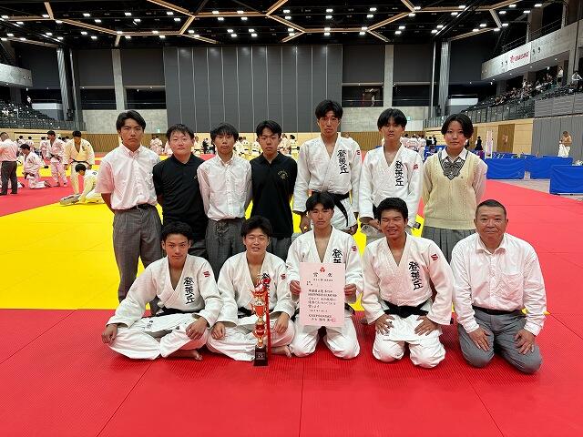 柔道部 第75回全国高校柔道大会大阪予選 男子団体(Ⅱ部) 優勝