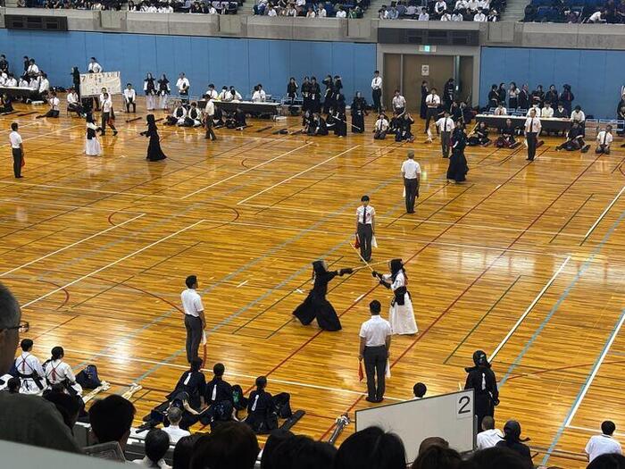 剣道部(女子チーム) 第72回全国高等学校剣道大会大阪府予選 健闘