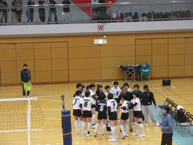女子バレーボール部 春高大阪予選(決勝ラウンド)ベスト16