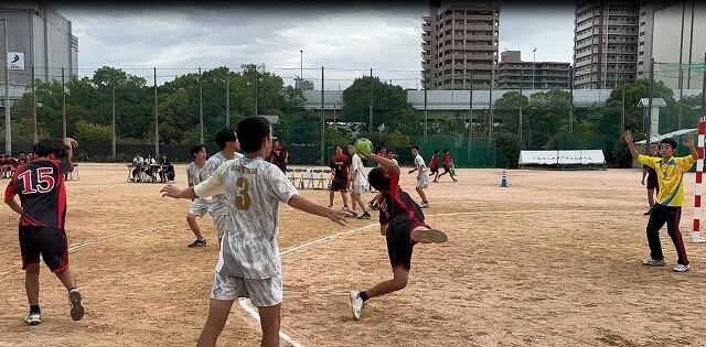 ハンドボール部(男子チーム)南地区新人大会 予選リーグ戦