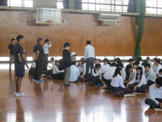 修学旅行に向けて、結団式を実施ました!