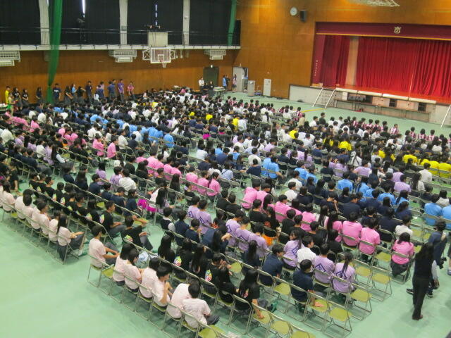 昨日の開会式の様子です！